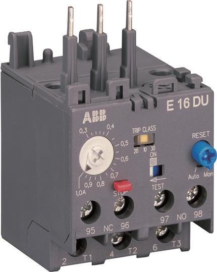 ABB E16DU-6.3電子式過載繼電器1SAX111001R110...