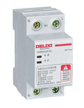 DELIXI德力西CDB6iGQF自復(fù)式過(guò)欠壓保護(hù)器