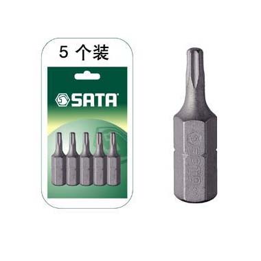 世達(dá)工具59235 5件套6.3MM系列25MM長花形旋具頭T25