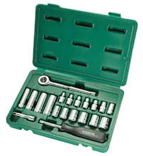 世達工具09522  20件6.3MM系列套筒組套