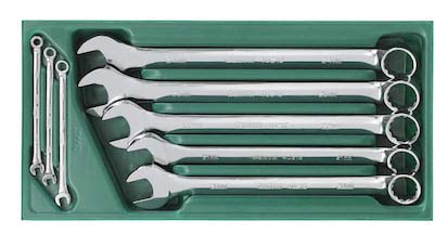 世達工具09907    工具托組套-8件全拋光兩用扳手