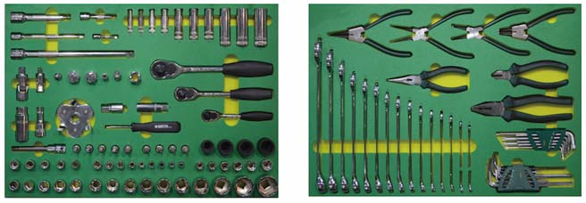 世達工具09922    121件汽修通用工具托組套