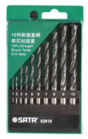 世達(dá)工具52910 10件耐磨直柄麻花鉆組套