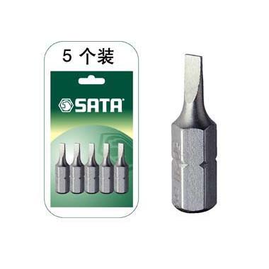 世達(dá)工具59218 5件套6.3MM系列25MM長(zhǎng)一字旋具頭6.5MM