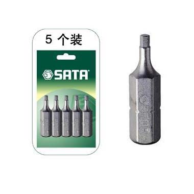 世達(dá)工具59251 5件套6.3MM系列25MM長(zhǎng)六角旋具頭2MM