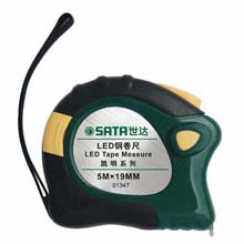 世達工具91347 凱明LED鋼卷尺5Mx19MM