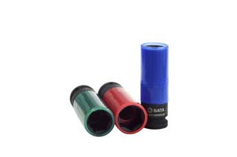 世達工具34414H  1/2”系列汽車輪轂專用套筒21mm（紅色）