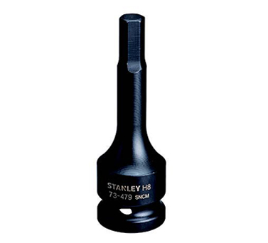 STANLEY史丹利工具 12.5MM系列公制6角風(fēng)動(dòng)旋具套筒