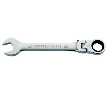 STANLEY史丹利工具 公制精拋光活頭棘開兩用快扳