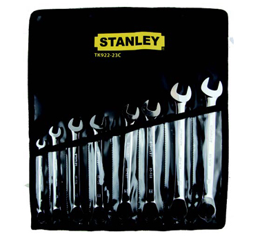 STANLEY史丹利工具TK922-23C 8件公制雙向棘開(kāi)兩用快扳套...